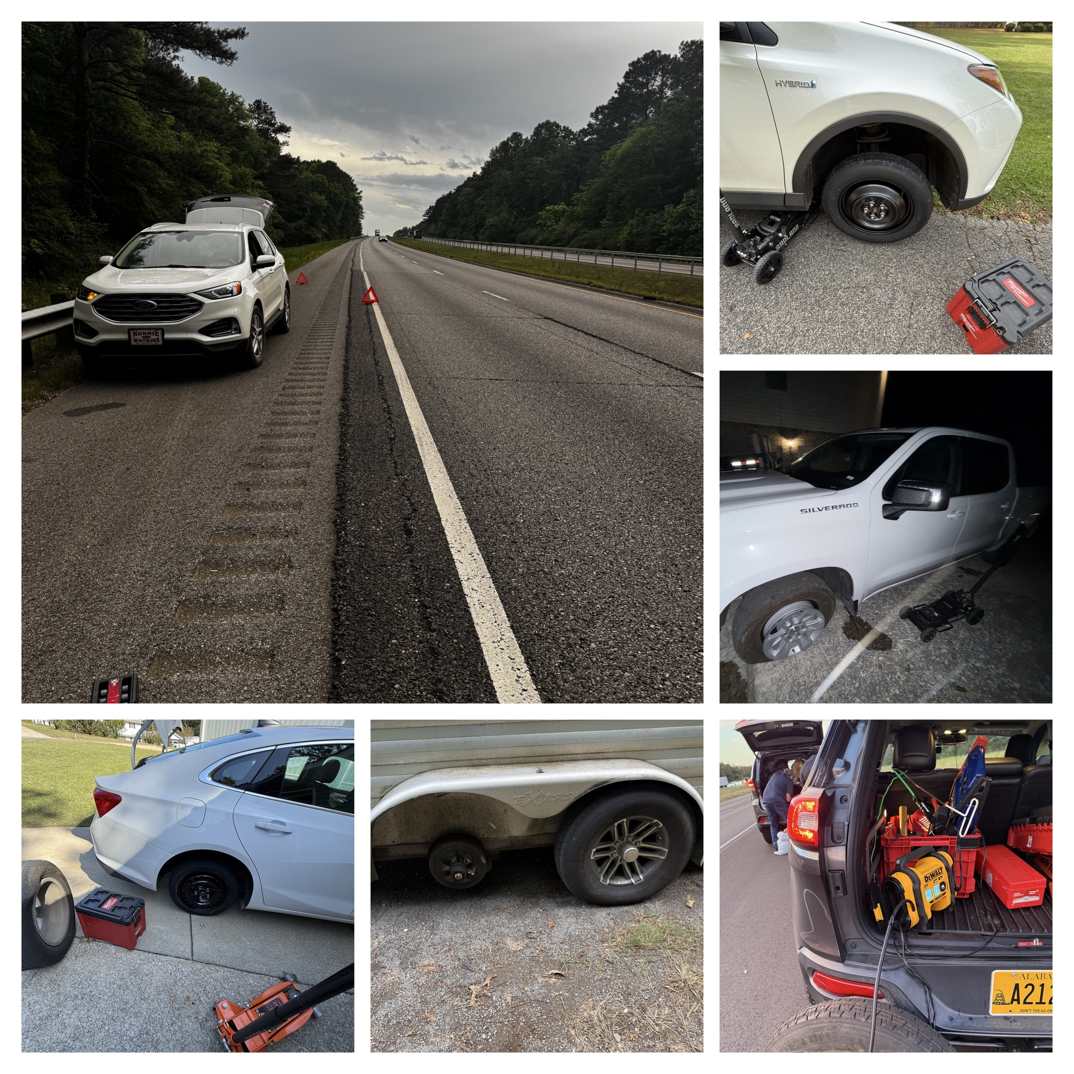 Roadside-Pro 24/7 roadside assistance performing tire change services