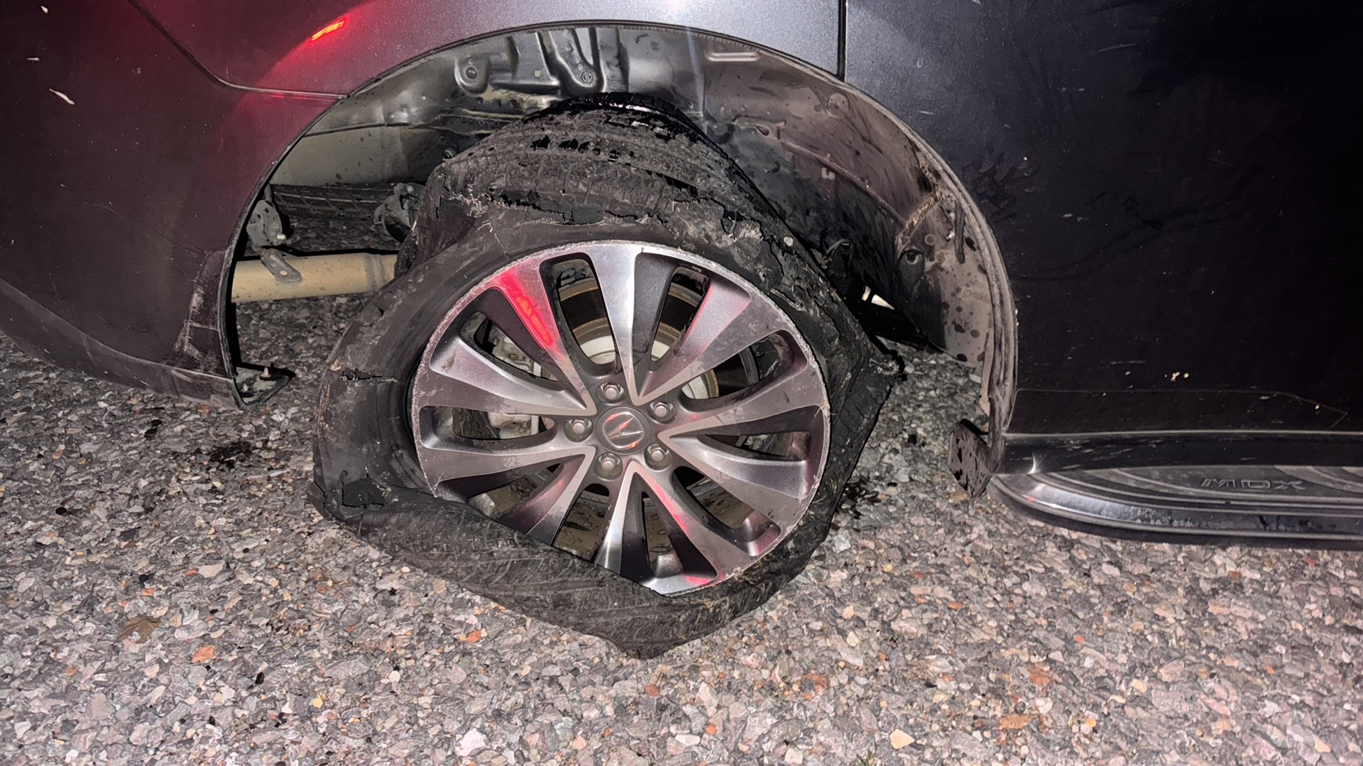 Roadside-Pro customer with a flat tire